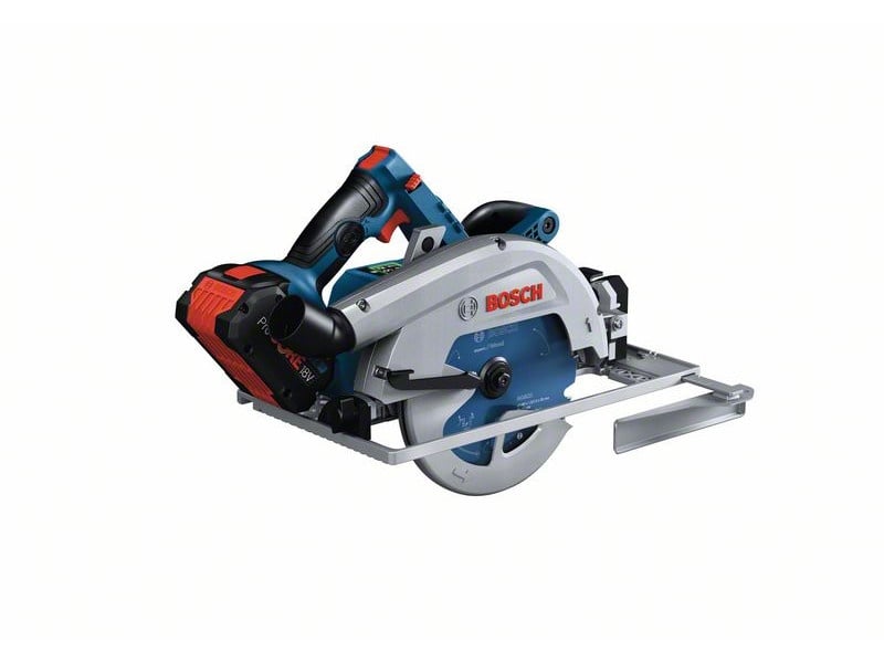 Ferăstrău circular fără fir BOSCH BITURBO GKS 18V-68 GC în L-Boxx (190 mm x 30 mm) (2 baterii de 8,0 Ah + acumulator rapid