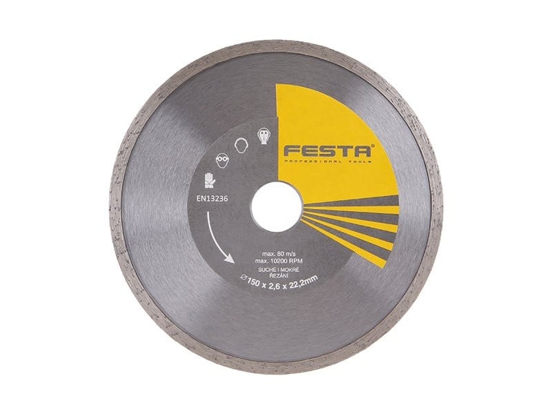 FESTA Disc de tăiere diamantat 150 x 2,6 x 22,2 mm continuu