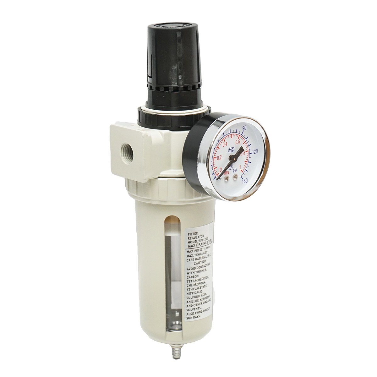 Filtru aer cu regulator de presiune max 1 Mpa, 150 psi, Cod: BK77481, Brand: HOTECHE - 2 | YEO