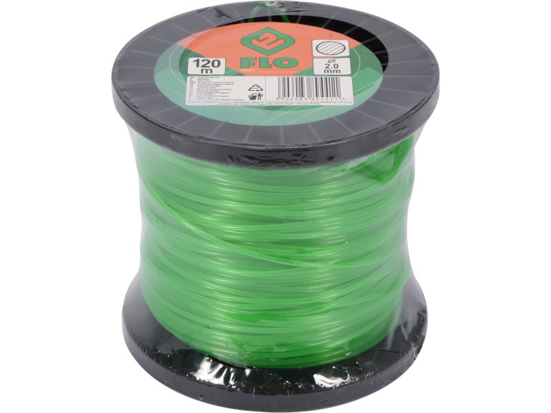 FLO Sfoară de tuns iarba rotundă 2,0 mm x 120 m - 1 | YEO
