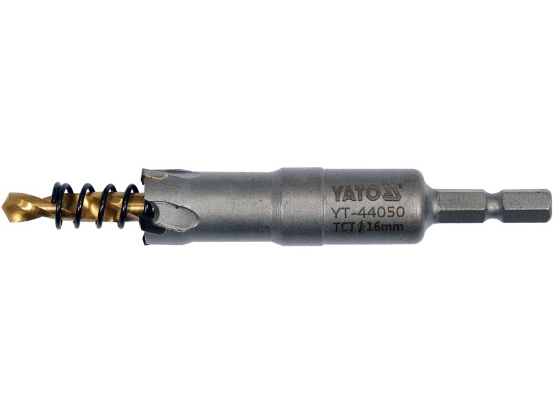 Freză circulară YATO 16 mm TCT cu suport pentru biți - 2 | YEO