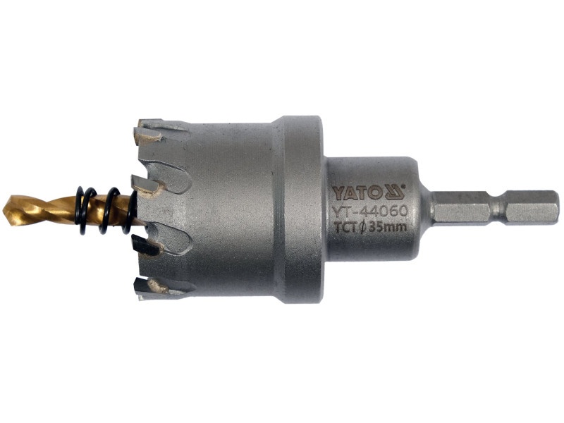 Freză circulară YATO 35 mm TCT cu suport pentru biți