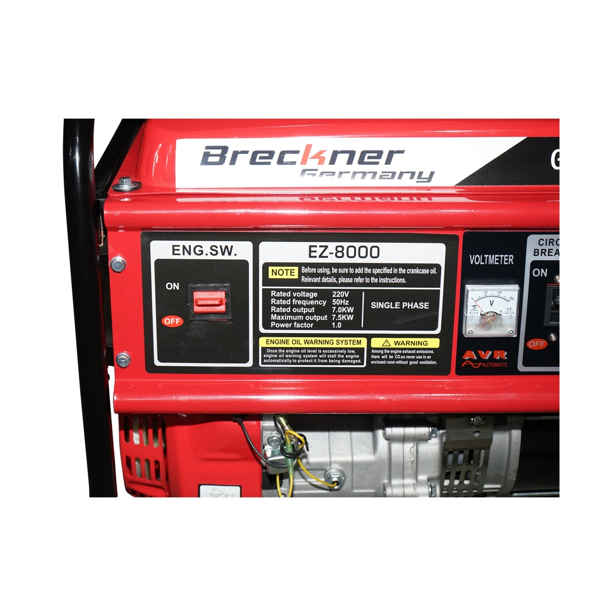 Generator electric pe benzina 220V 7.5KW 50Hz, 17CP pornire manuala Breckner Germany, Cod: BK78352, Brand: THOR - 3 | YEO