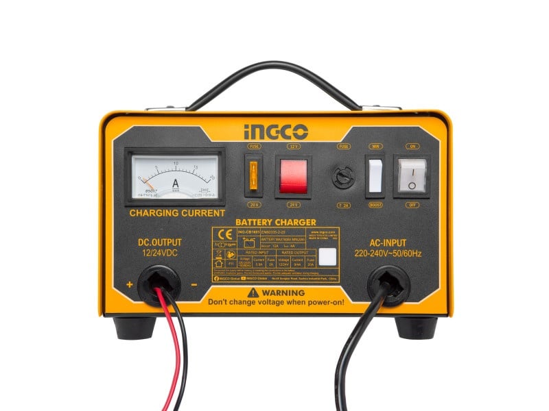 INGCO Încărcător de baterii 12/24 V 9/4 A 28-180 Ah - 3 | YEO