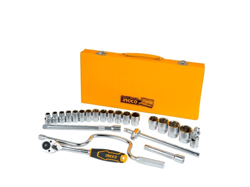 INGCO set de prize 24 piese 1/2" 10-32 mm CrV - 3 | YEO