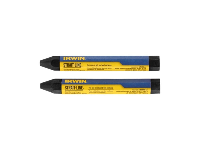 IRWIN Strait-Line Grease Pencil negru (2 bucăți)