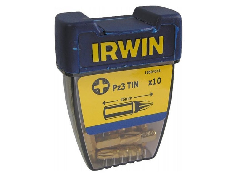 IRWIN Vârf bit PZ1 x 25 mm TiN (10 buc)