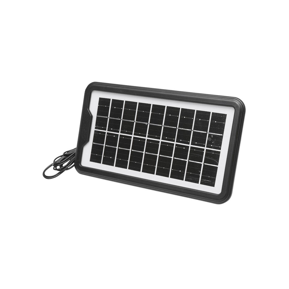 Kit iluminat portabil, LED, cu 3 becuri/proiector, panou solar si baterie 6V, 4.5Ah, pentru pescuit, camping, GD-8017, Cod: DISLK12, Gdplus - 3 | YEO