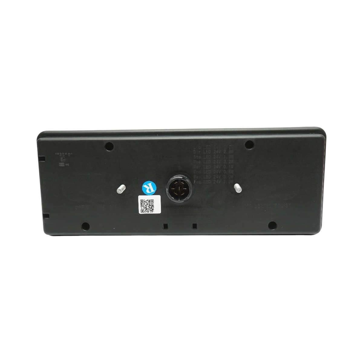 Lampa stop spate dreapta LED camion 24V, 7 pini ASS2.1 cu iluminare numar, alarma mers inapoi 400x153x88mm, DISTX13