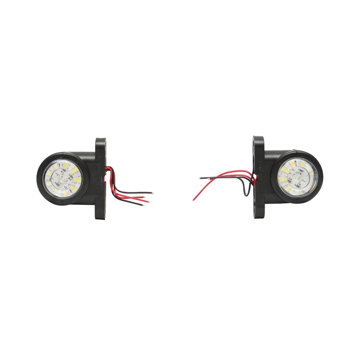 Lampi laterale de gabarit cu LED 12-24V, rosu-alb FR0102, Cod: BK69442, Brand: BRECKNER GERMANY - 1 | YEO