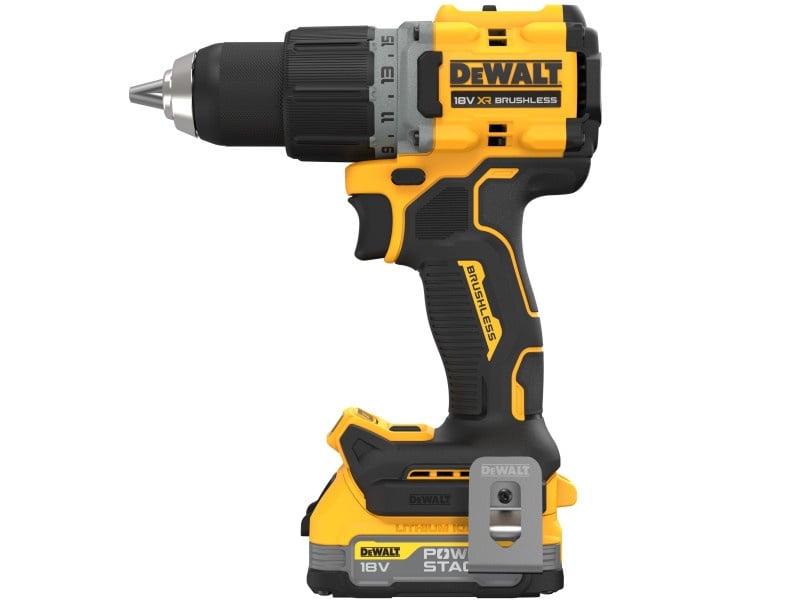 Mașină de găurit și găurit fără fir DEWALT 18 V fără perie de carbon (2 baterii de 1,7 Ah + încărcător + TSTAK) DCD800E2T - 1 | YEO