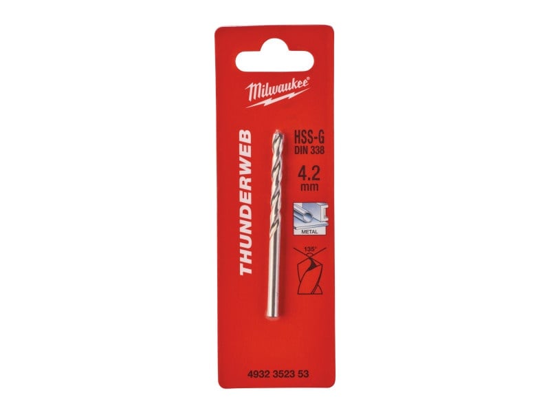 MILWAUKEE Burghiu 4,2 x 75/43 mm HSS-G DIN 338 Thunderweb