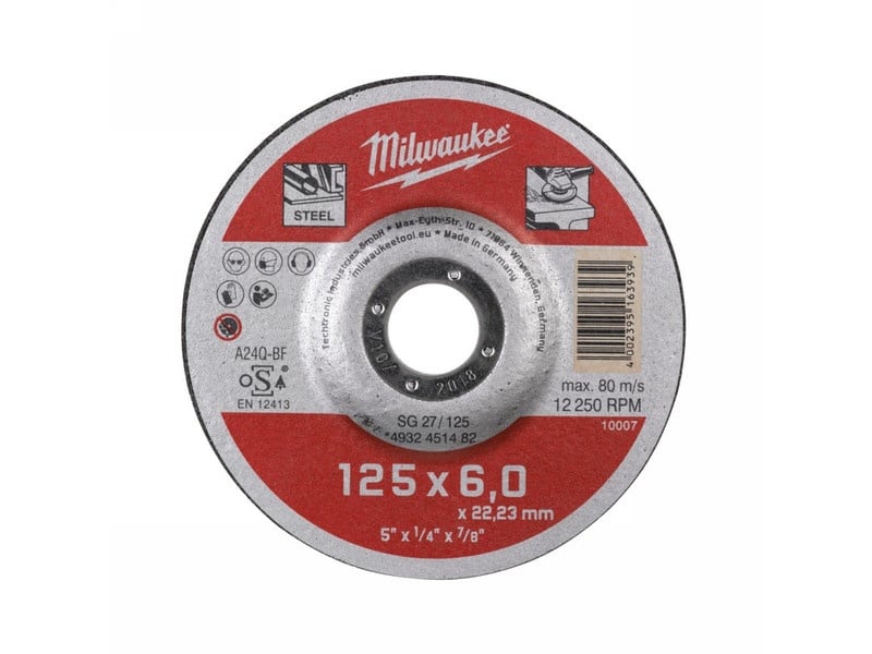 MILWAUKEE Disc de curățare 125 x 6,0 mm WSG27