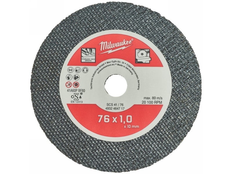 MILWAUKEE Disc de tăiat pentru metal 76 x 1,0 mm (5 bucăți)