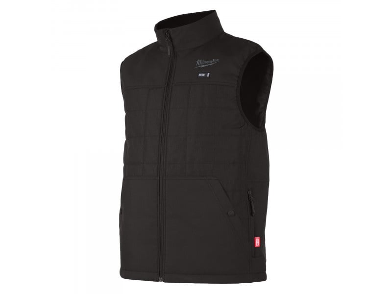 MILWAUKEE Heatable puffy vest hibrid negru L dimensiune M12 HPVBL2-201 (1 x 2.0 Ah baterie + încărcător)