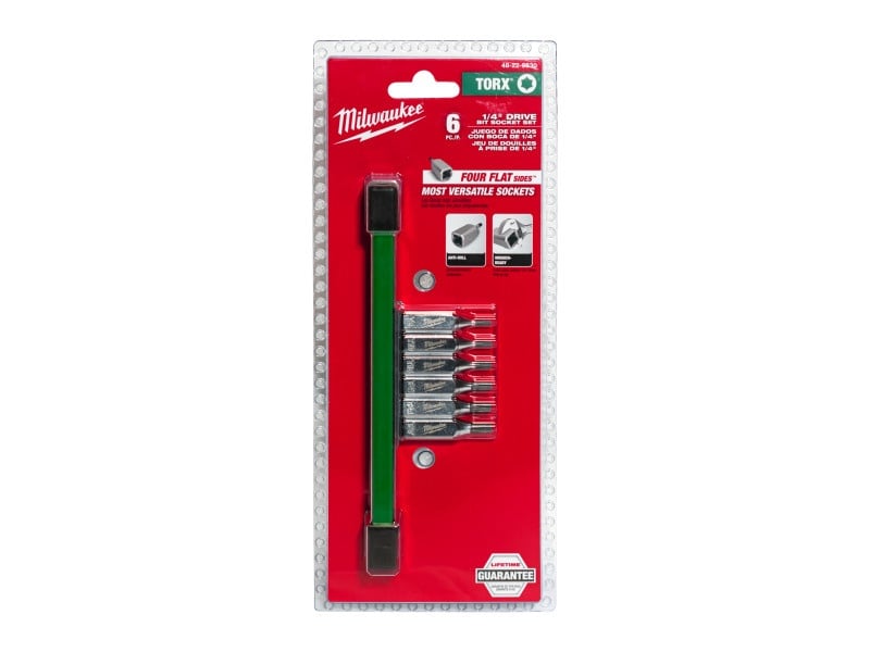 MILWAUKEE Set cheie tubulară Torx 6 piese 1/4"