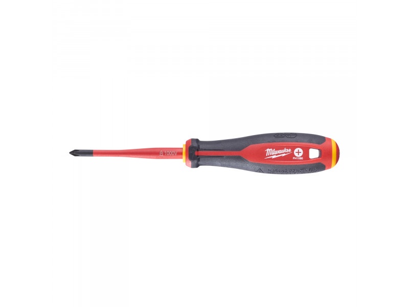 MILWAUKEE Șurubelniță PH1 x 80 mm până la 1000 V izolată Tri-Lobe