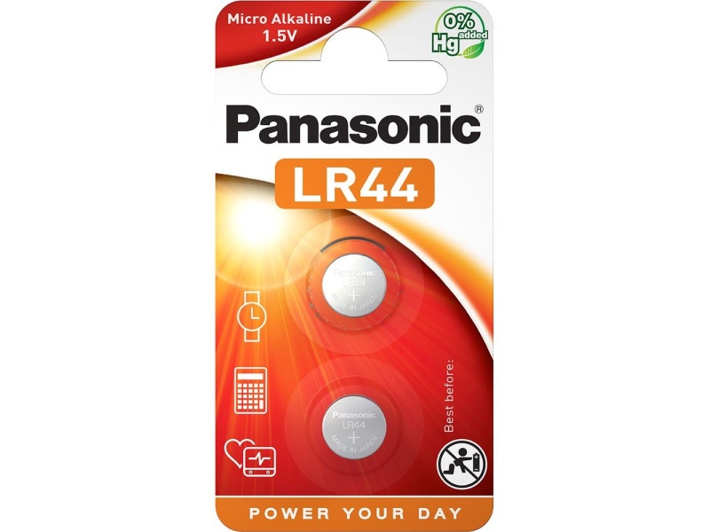 PANASONIC LR44 celulă buton alcalină 1,5 V (2 buc)