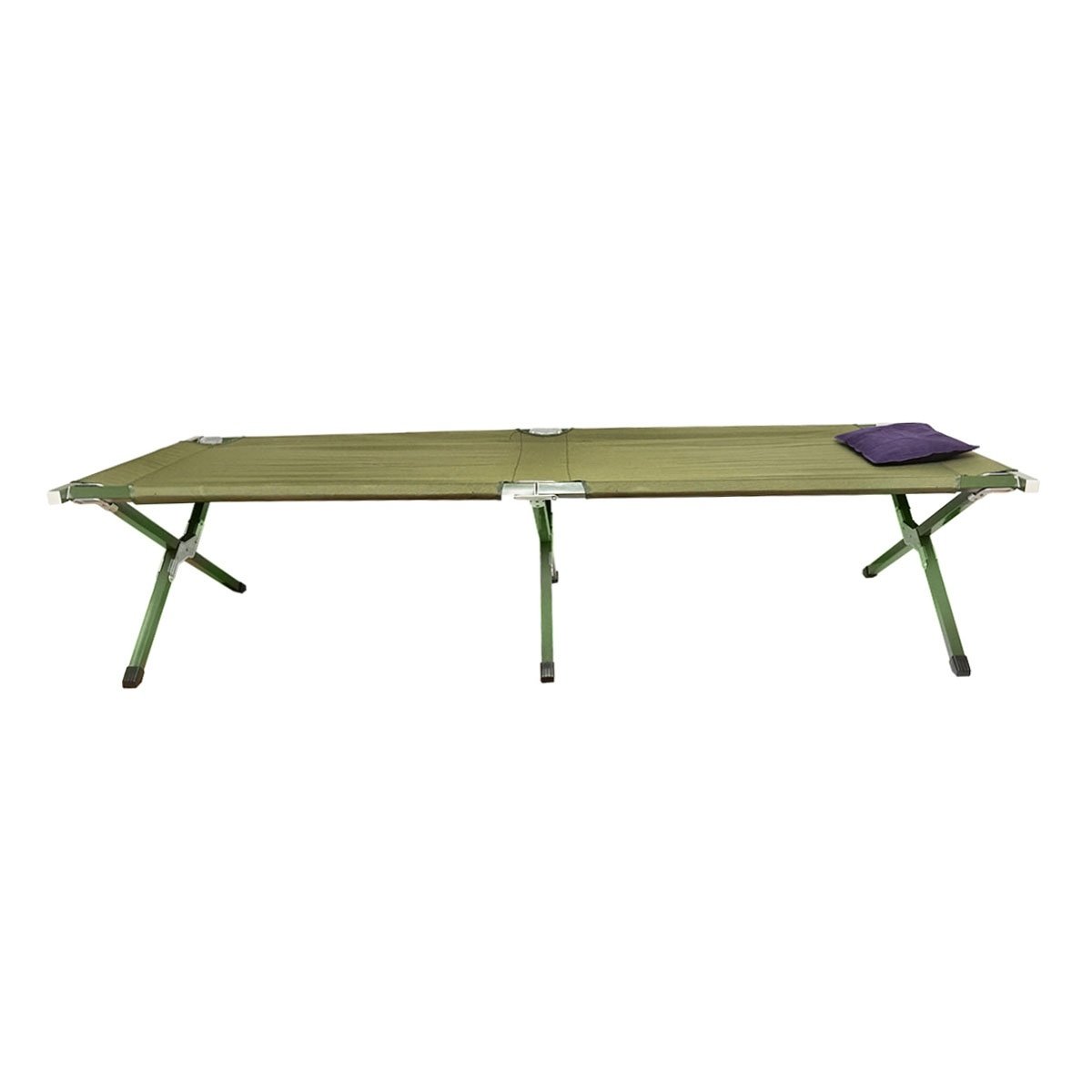 Pat pliabil de campanie, camping verde olive 190x66x42 cm, Cod: DISDM58,Brand: BRECKNER GERMANY - 3 | YEO