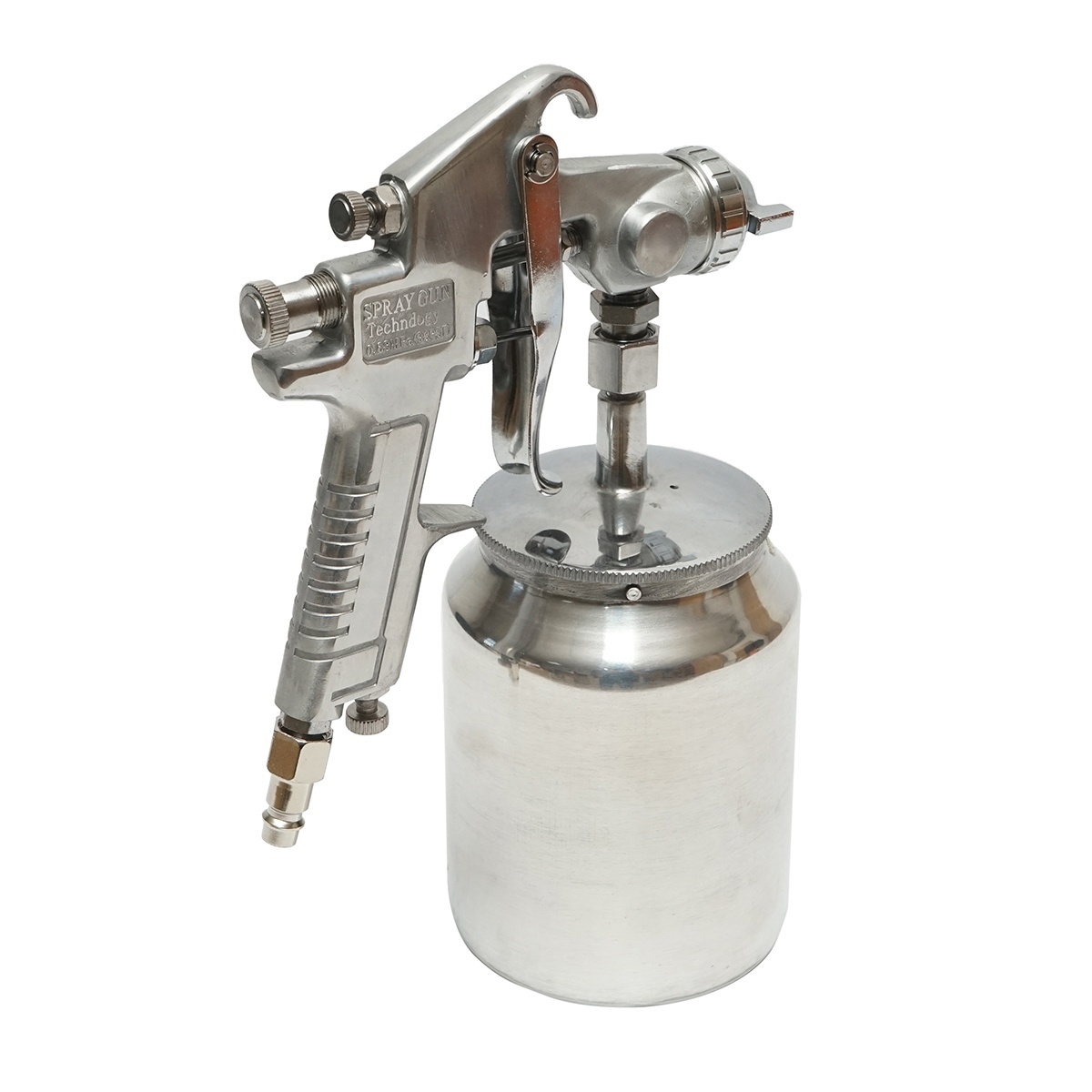 Pistol de vopsit industrial cu aer comprimat 600ml, duza 2.5mm, debit 400ml/min, presiune max. 5 bar, Cod: BK76160 - 2 | YEO
