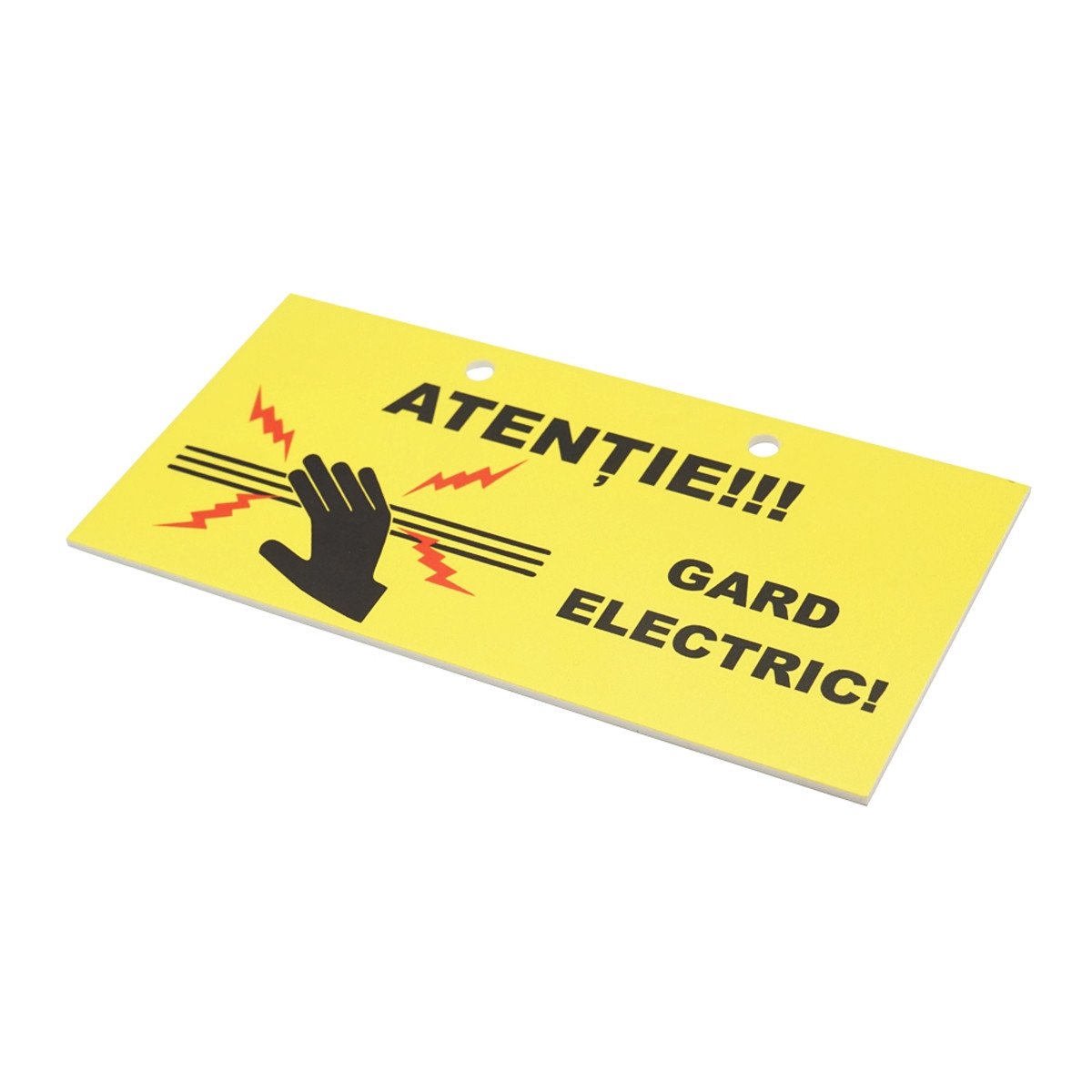 Placuta avertizare pentru gard electric 100x200mm, Cod: DISBG56 - 1 | YEO