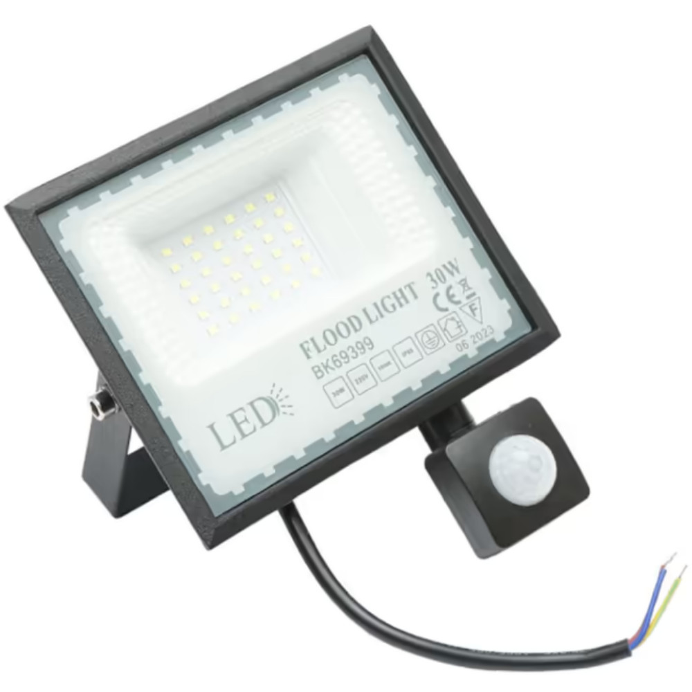 Proiector LED 30W, 220V, 6500K, IP65, cu senzor de miscare, Cod: BK69399 Echivalență: DISEH50, Breckner Germany - 1 | YEO