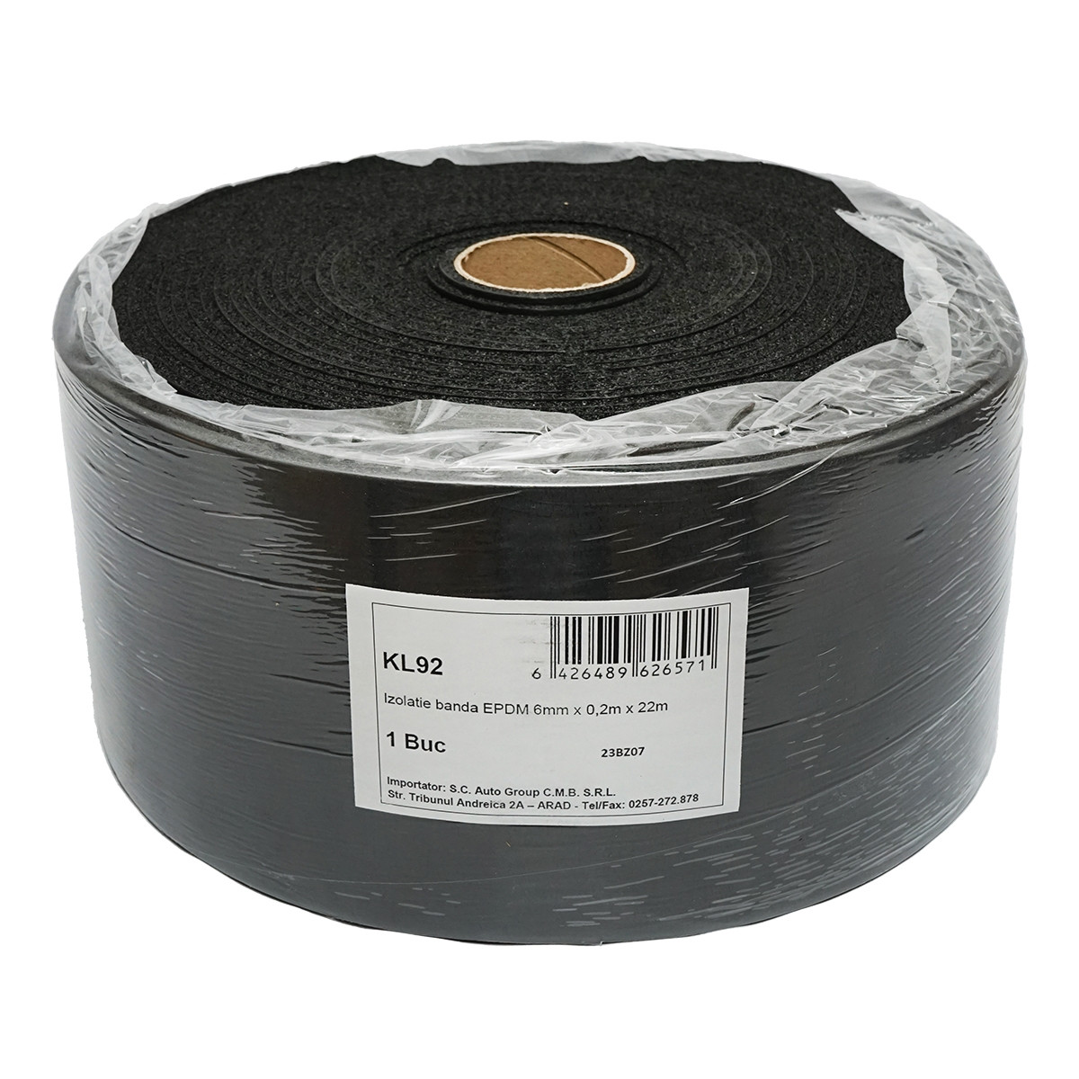 Rola 22m banda etansare EPDM 200x6mm pentru panouri solare, Cod: DISKL92, Breckner Germany