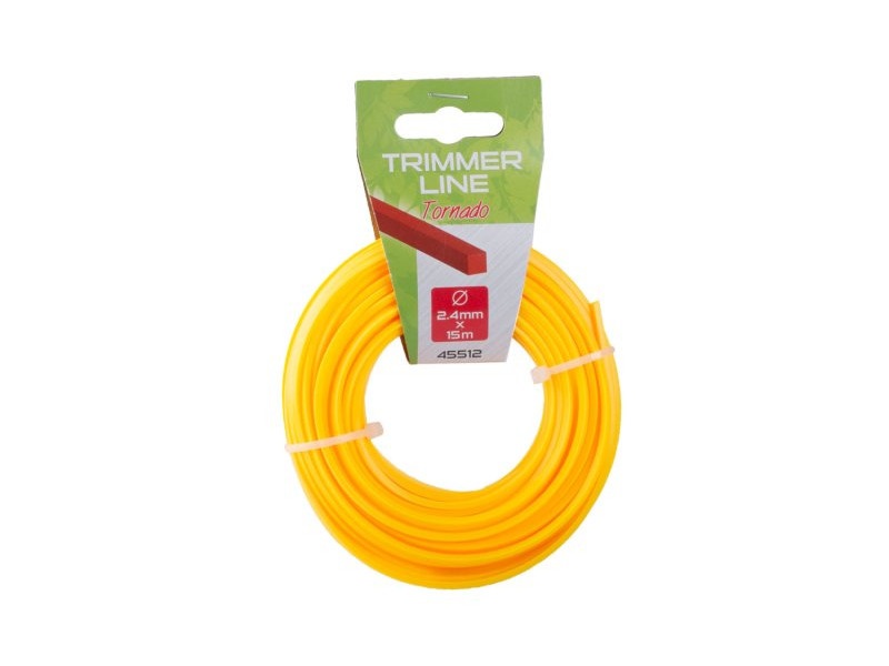 ROSA Sfoară de tuns iarba 2,4 mm x 15 m pătrat