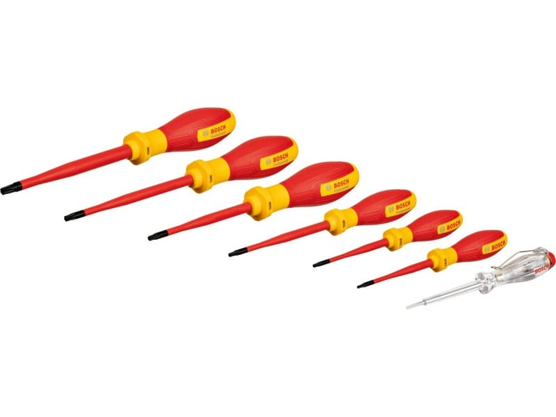 Set de șurubelnițe BOSCH Torx 7 piese izolate până la 1000 V - 1 | YEO