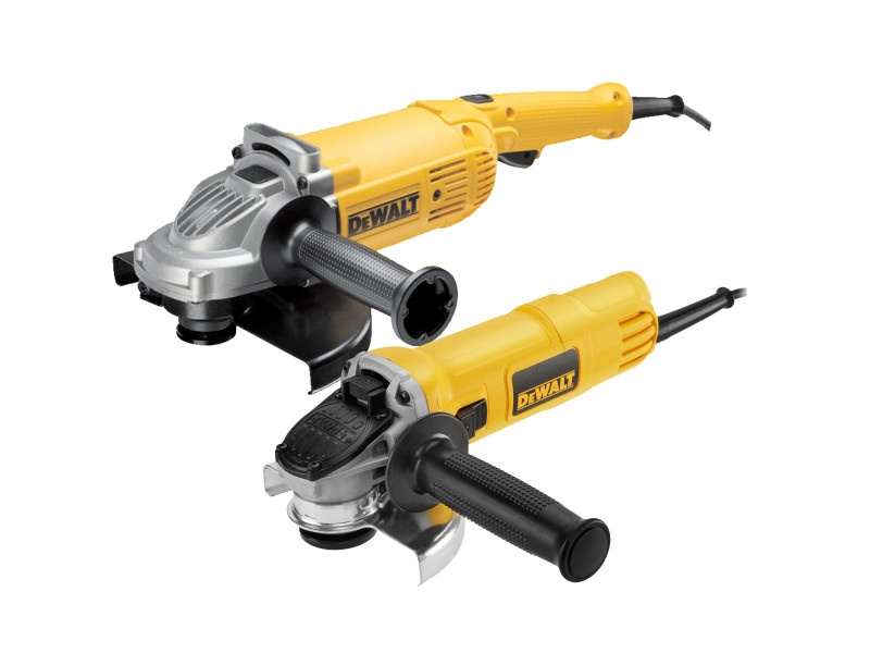 Set polizor unghiular DEWALT 125 mm / 900 W DWE4157 + 230 mm / 2200 W DWE492