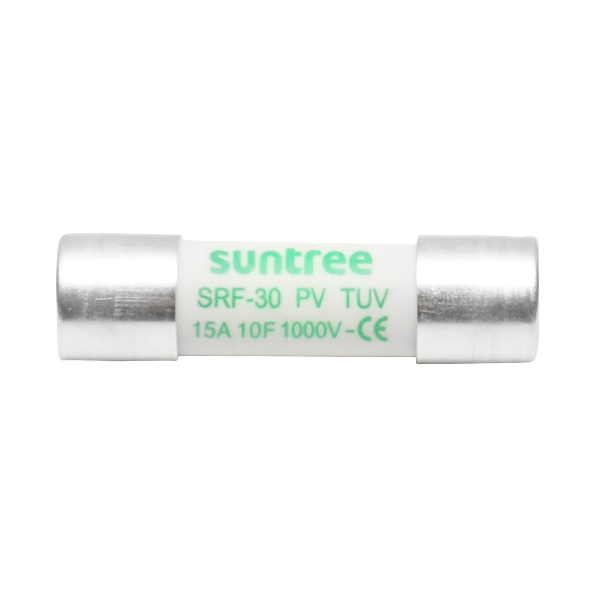 Siguranta fuzibila 10x32mm cilindrica pentru sisteme solare gPV, 15A, 1000V, Cod: BK77755, Brand: SUNTREE