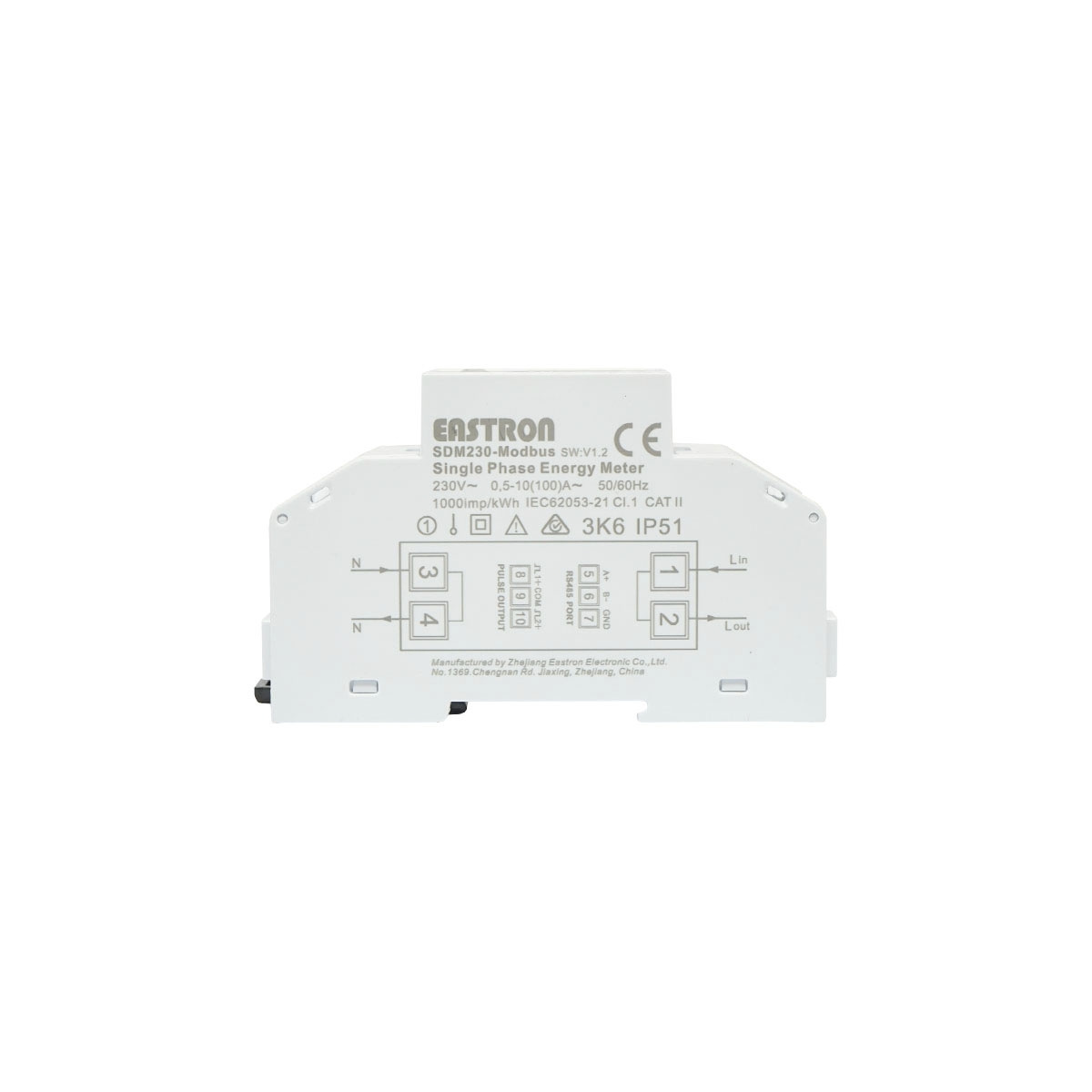 Smart Meter monofazic 220V Growatt SMD230, Cod: DISEZ88, Brand: Growatt - 2 | YEO