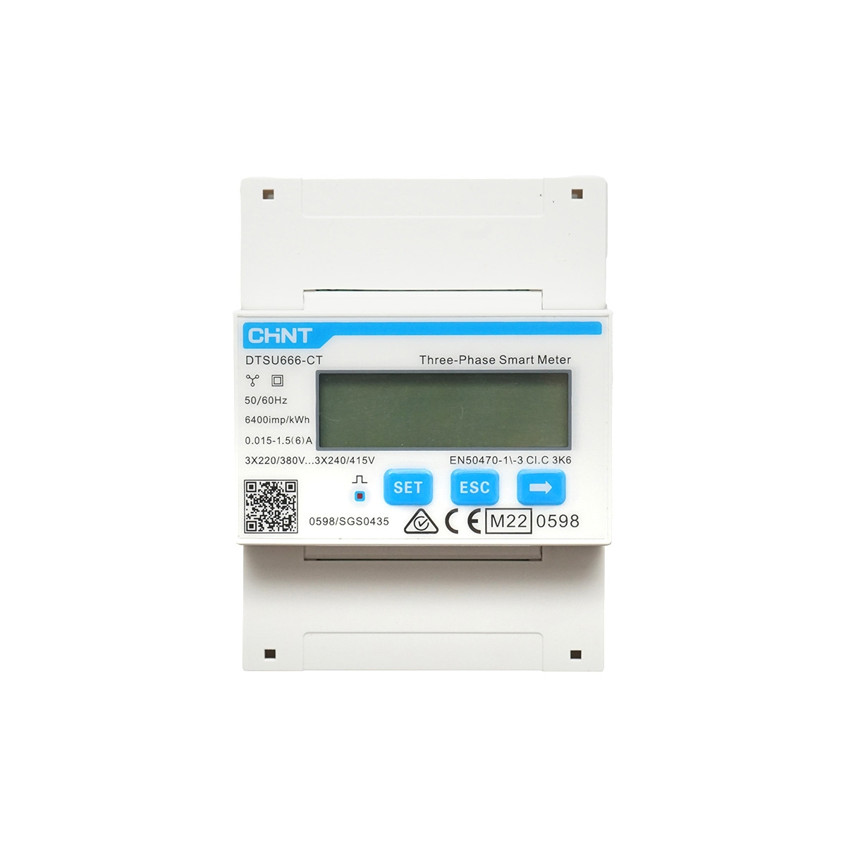 Smart Meter Solax DTSU666-CT cu transformator de curent Split Core 3x200A/5A pentru invertor trifazic Chint, Cod: DISLD84, Brand: Solax