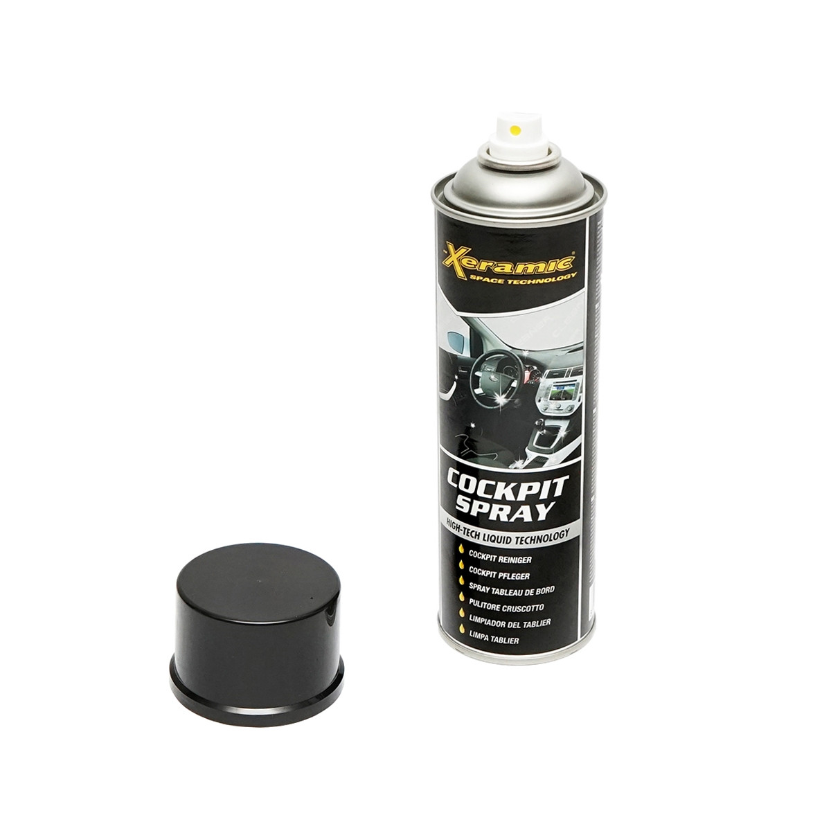 Spray cockpit anti-static incolor pentru curatare auto 500ml, Cod: XER20308, Brand: XERAMIC - 1 | YEO