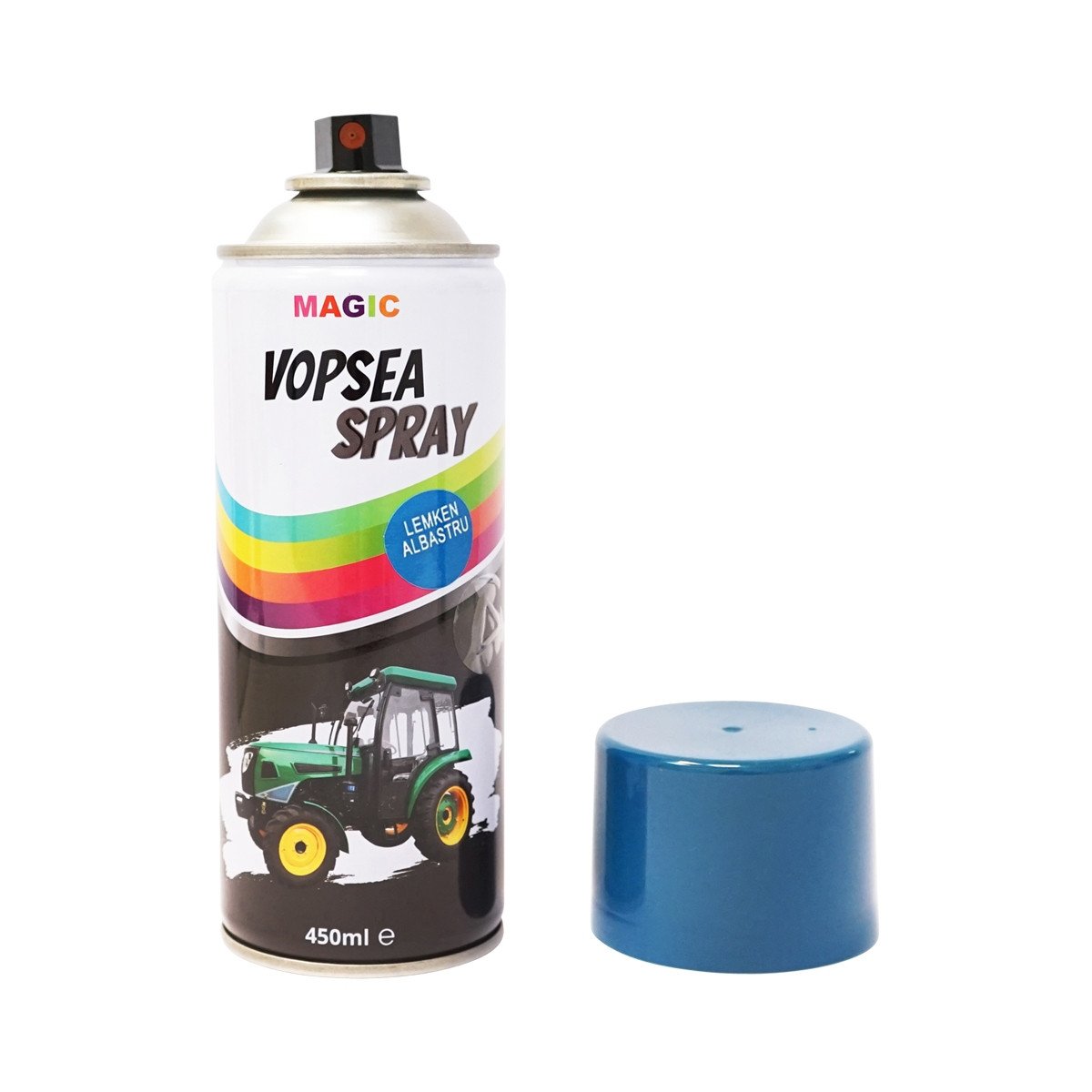 Spray vopsea auto albastru tip Lemken profesionala cu uscare rapida 450ml, Cod: BK835109,Brand: MAGIC - 1 | YEO