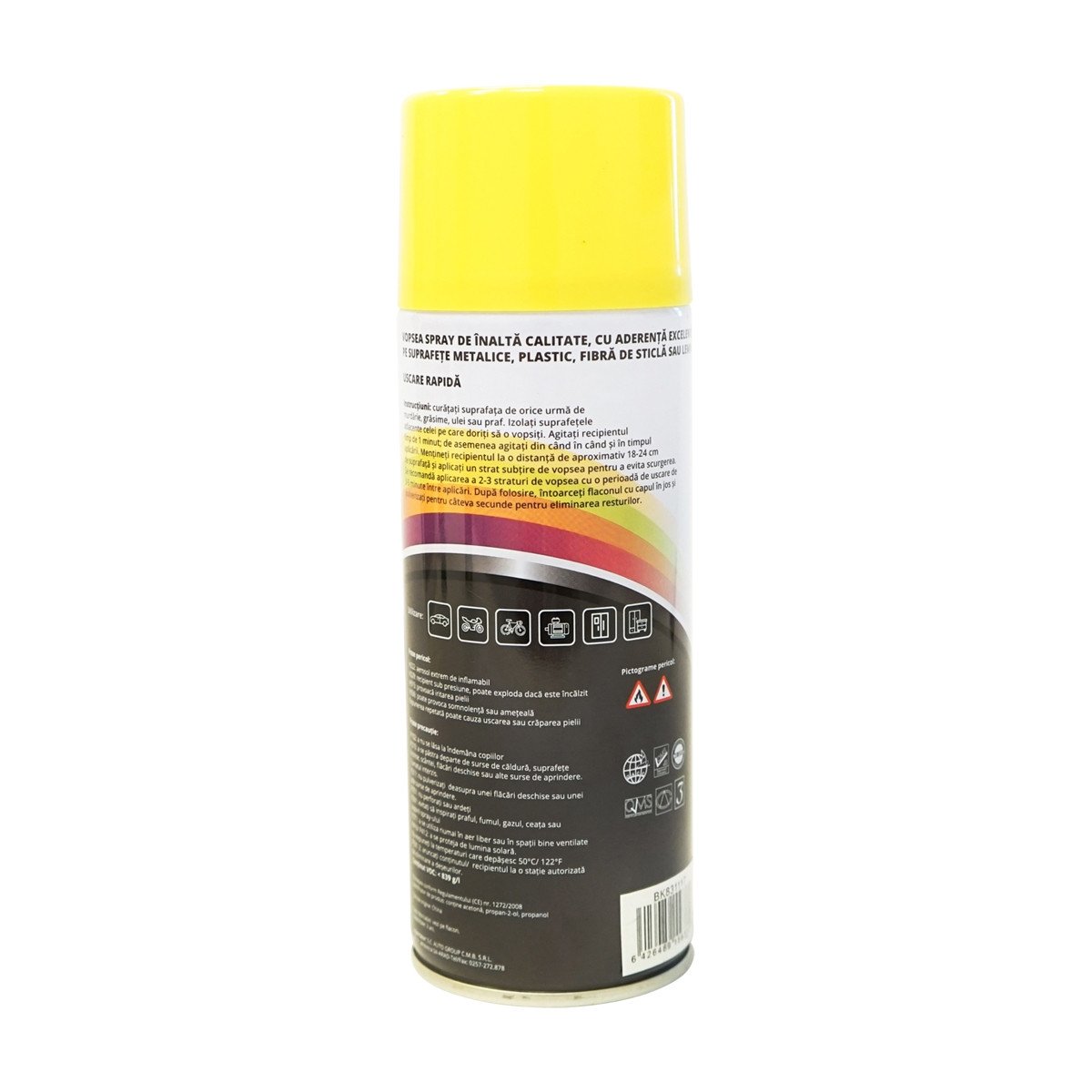 Spray vopsea auto galben tip Welger profesionala cu uscare rapida 450ml, Cod: BK831117, Brand: MAGIC - 2 | YEO