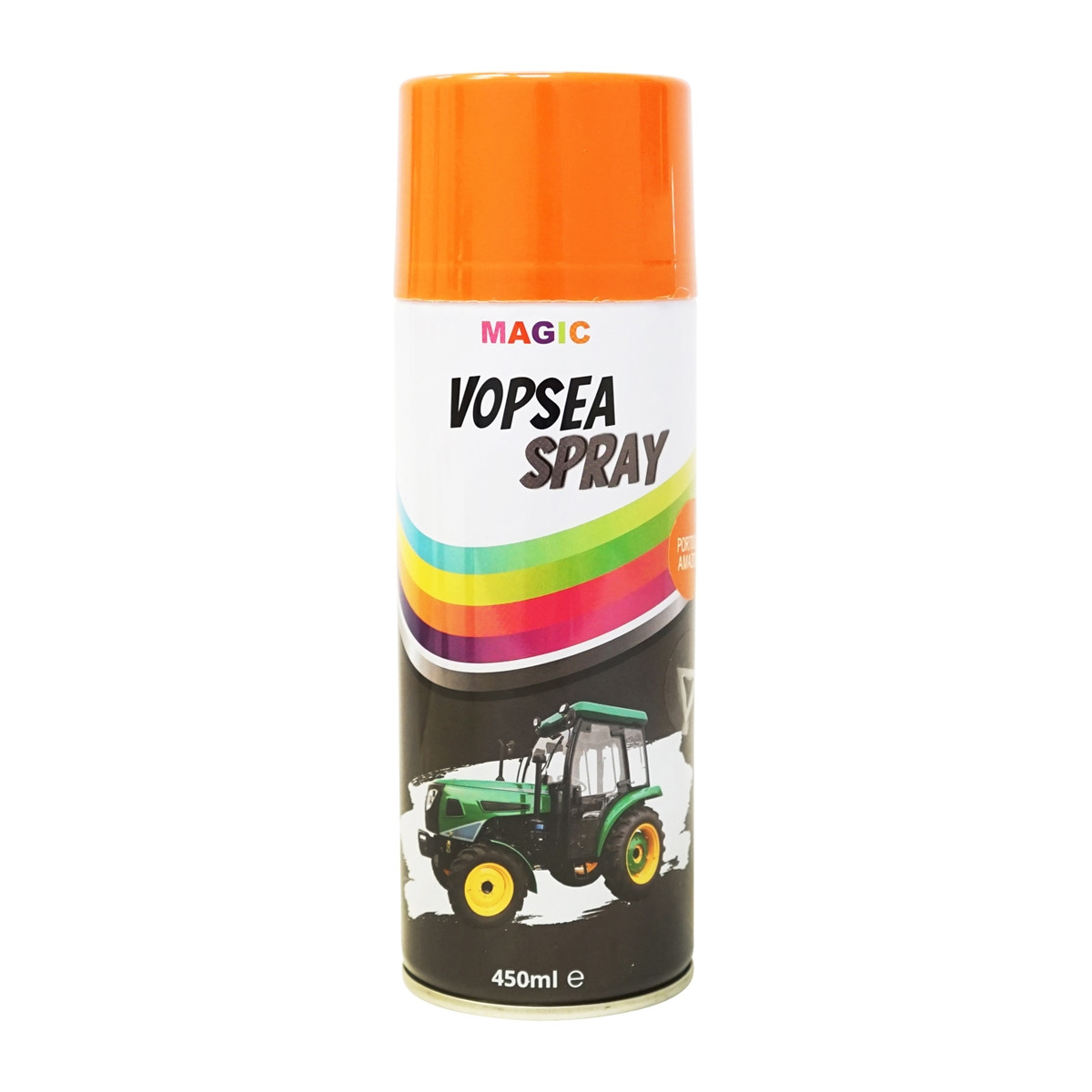 Spray vopsea auto portocaliu tip Amazone profesionala cu uscare rapida 450ml, Cod: BK832107, Brand: MAGIC