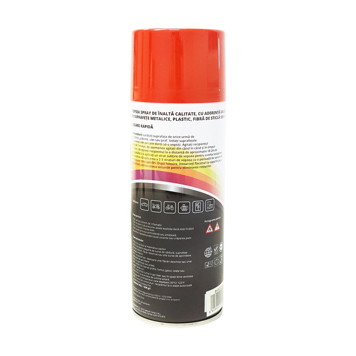 Spray vopsea auto rosu tip Case IH 3121 profesionala cu uscare rapida 450ml, Cod: BK833121,Brand: MAGIC