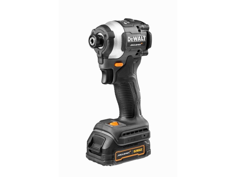 Șurubelniță cu impact fără fir DEWALT/Mclaren 18 V (2 baterii de 1,7 Ah + încărcător + TSTAK) DCF85ME2GT - 2 | YEO