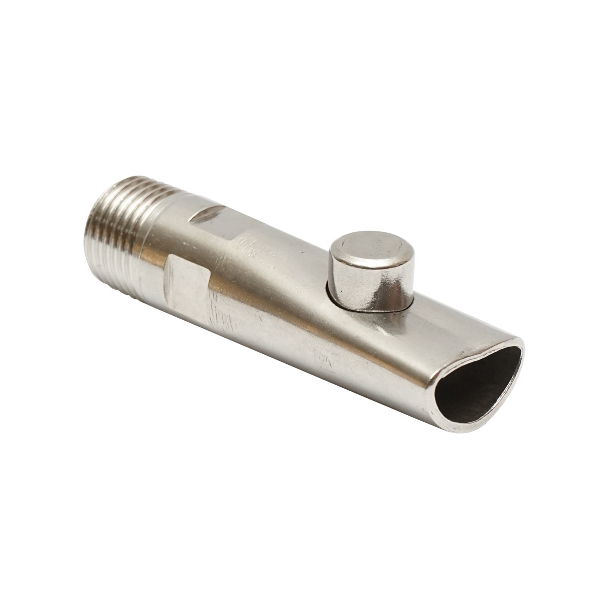 Suzeta din inox cu bila 80x21mm M20 pentru adapare porci si vitei, Cod: DISBY56, Brand: BRECKNER GERMANY