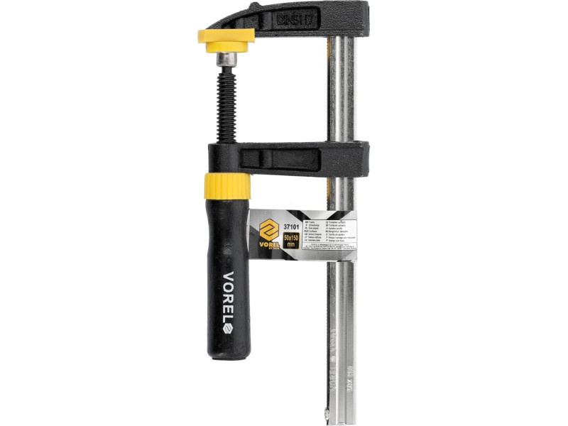VOREL Clemă cu șurub rapid 150 x 50 mm TÜV GS - 2 | YEO