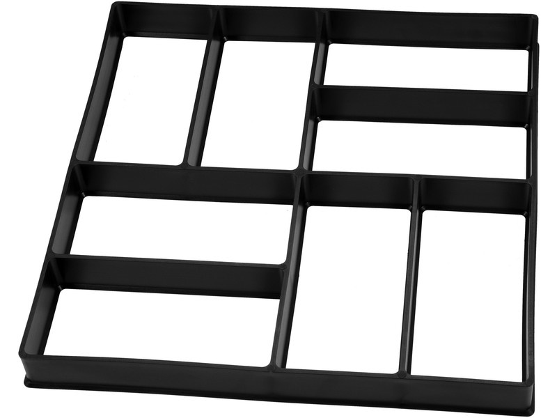 VOREL Șablon pătrat pentru piatră 400 x 400 x 40 mm - 1 | YEO