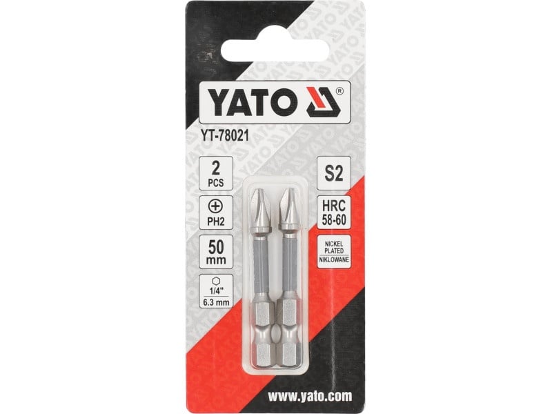 YATO Bithegy PH2 x 50 mm (2 buc)