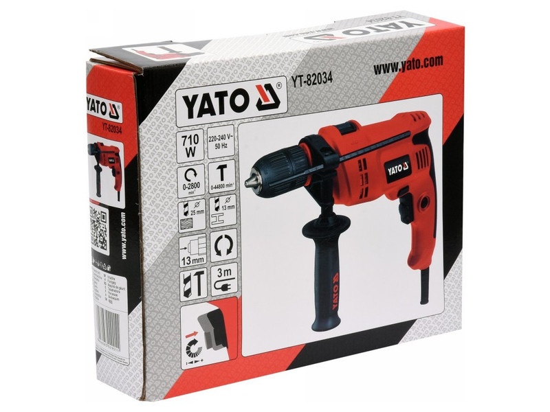 YATO Burghiu gol 13 mm 710 W - 2 | YEO