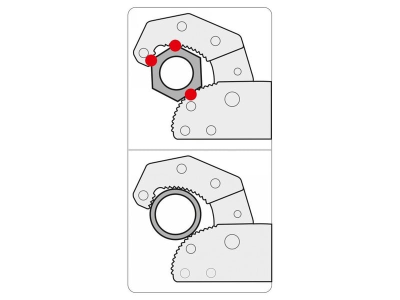 YATO Cheie combinată pentru piulițe și țevi cu clichet 300 mm CrV - 3 | YEO