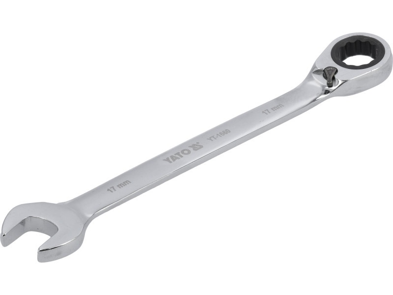 YATO Cheie stea cu clichet 17 mm / 225 mm 72T CrV - 2 | YEO