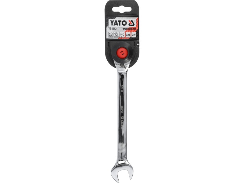 YATO Cheie stea cu clichet 19 mm / 245 mm 72T CrV - 3 | YEO