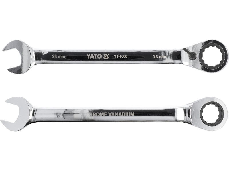 YATO Cheie stea cu clichet 23 mm / 290 mm 72T CrV - 4 | YEO