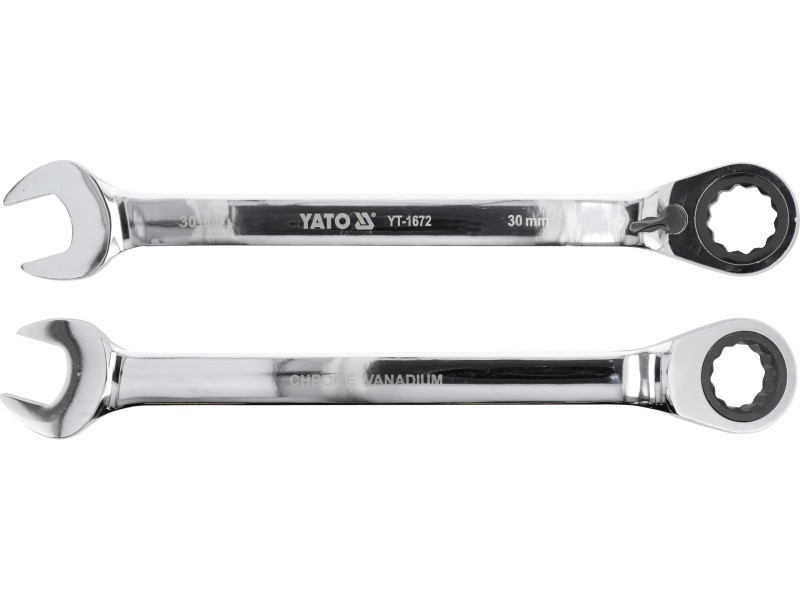 YATO Cheie stea cu clichet 30 mm / 400 mm 72T CrV - 4 | YEO