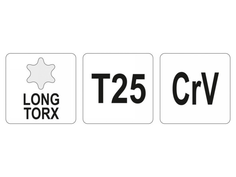 YATO Cheie Torx T25 lungă - 1 | YEO